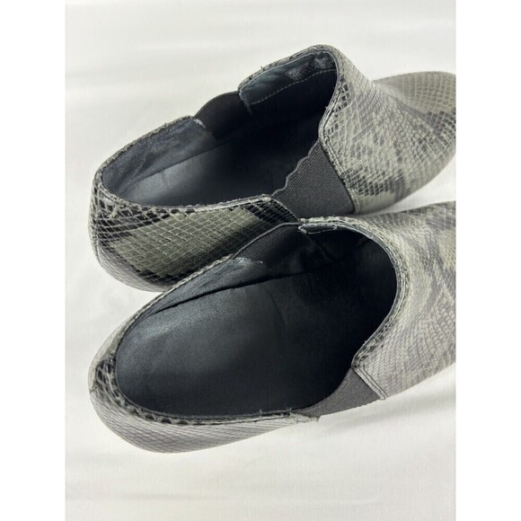 Vionic Stanton Wedge Ankle Boot Bootie Grey Black Snakeprint 8.5 Arch Support - Picture 8 of 12